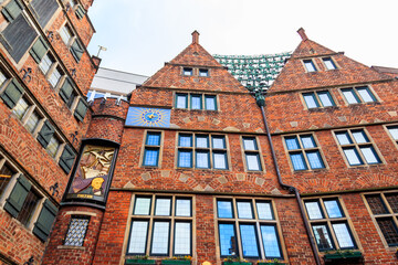 Glockenspiel House (house with the ringing of bells) in Bremen, Germany