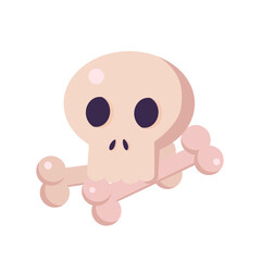 Halloween Item Graphic Element. Skelton