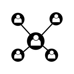 Affiliate marketing icon. Trendy Affiliate marketing logo concept on white background.eps