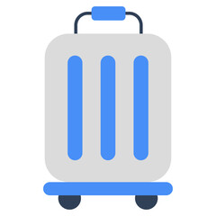 Vector design of trolley bag