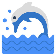 An icon design ofPremium download icon of boat helm fish