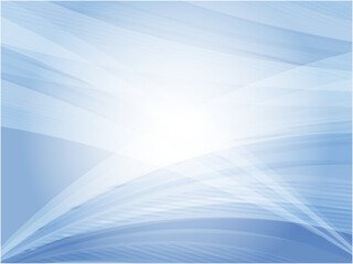 空と海に明るい光が刺すイメージのアブストラクト背景_ブルー