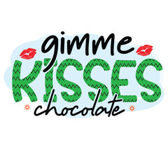 Valentine Day Typography Sublimation Design