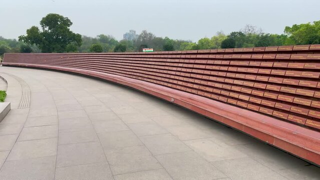 National War Memorial located in New Delhi India, also known as Rashtriya Samar Smarak	