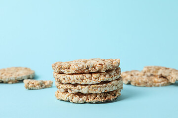 Healthy food, food for diet and weight loss - crispbreads