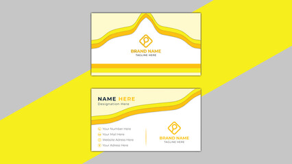 Luxury Business Card template in multi color combination ready to print