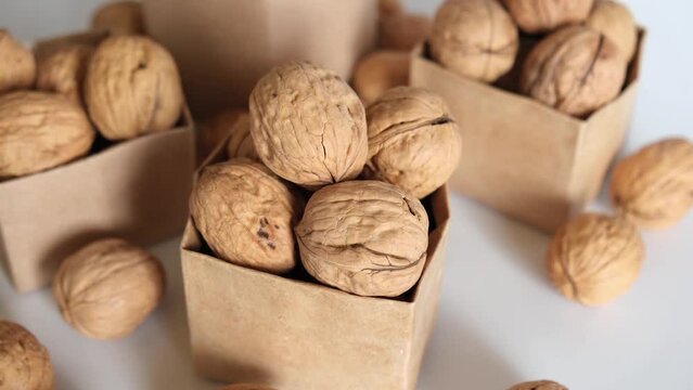 Wonderful view of walnuts. Product rich in minerals and vitamins.
