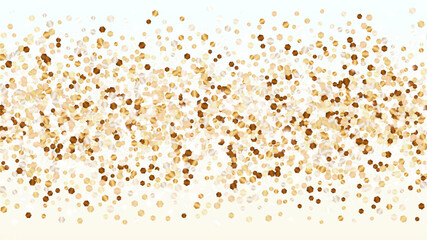 Party Background with Confetti of Glitter Particles. Sparkle Lights Texture. Disco pattern. Light Spots. Star Dust. Explosion of Confetti. Design for Cover.