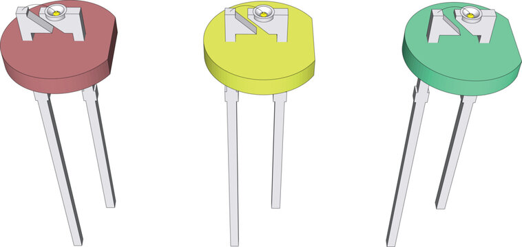 LED (light-emitting diode) is a semiconductor device that emits light when current flows through it. 3D Vacter