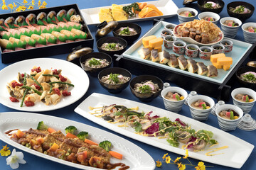 宴会料理・ビュッフェ・バイキング・パーティー・大皿・卓盛り料理	
