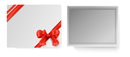 Gift Box Realistic Concept
