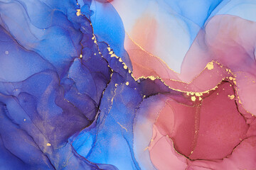 Natural  luxury abstract fluid art painting in alcohol ink technique. Tender and dreamy  wallpaper....