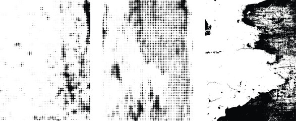 Grunge Urban Backgrounds set.Texture Vector.Dust Overlay Distress Grain ,Simply Place illustration over any Object to Create grungy Effect .abstract,splattered , dirty, texture for your design. 