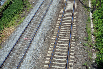 Fototapeta premium Bahngleise