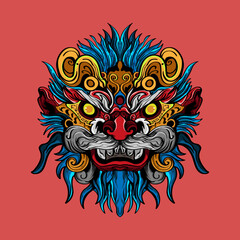 Dragon head  conceptIllustration, perfect for T-shirt, Apparel or merchandise design