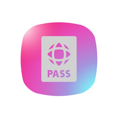 Passport - Pictogram (icon) 