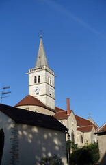 Fototapeta premium Kirche Saint-Laurent in Rully