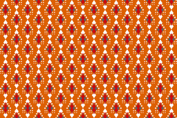 African tribal Damask Ikat ethnic seamless pattern. African, Native American, Indian, Mexican, Moroccan style. Element. Design for clothing, carpet, fabric, wallpaper, home decor, fashion, textile.