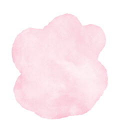 Pink Watercolor Abstract Shapes