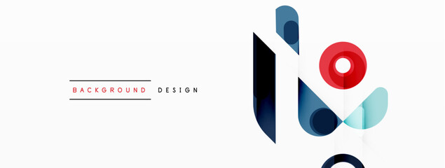 Circle minimal abstract background. Design for wallpaper, banner, background, landing page, wall art, invitation, prints, posters