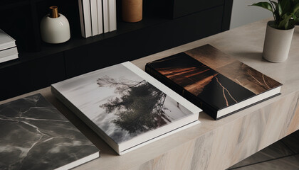 Modern Album Cover Design with Deluxe Photo book