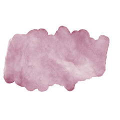 Red Pink Watercolor Brushstrokes Decor