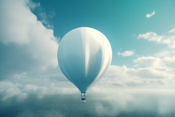 Weather balloon 3d. Generate Ai - obrazy, fototapety, plakaty
