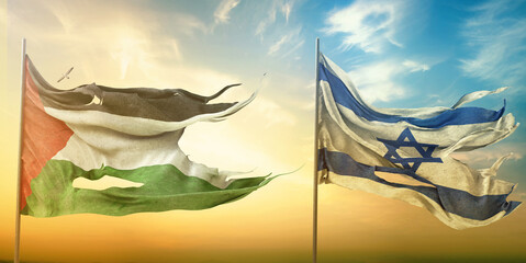 Palestine Flag, Palestine, State of Palestine and Israel, State of Israel