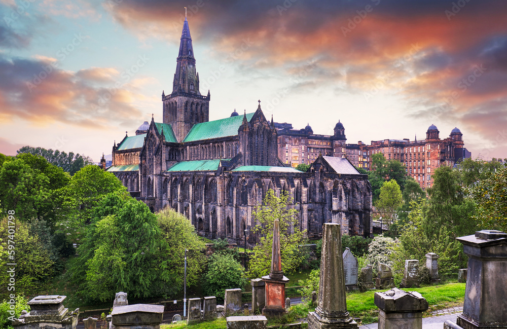 Canvas Prints Glasgow Cathedral - The High Kirk of Glasgow in Scotland