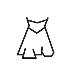 Clothing Dress Gown Outline Icon