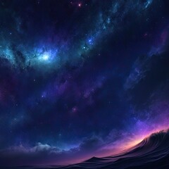 Obraz na płótnie Canvas 「宇宙の輝きを追いかけて：驚異的なスペーストリップ」- 惑星や恒星、そして銀河系の謎に迫るスペーストリップ。美しく輝く宇宙の世界を体感しよう。Generative AI 34