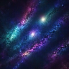 Fototapeta na wymiar 「宇宙の輝きを追いかけて：驚異的なスペーストリップ」- 惑星や恒星、そして銀河系の謎に迫るスペーストリップ。美しく輝く宇宙の世界を体感しよう。Generative AI 29