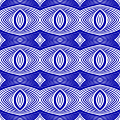 The graphic illustration of a simple geometric pattern on a seamless fabric is a stylish design that can be used to create a variety of different looks.