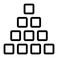 unstructured data line icon