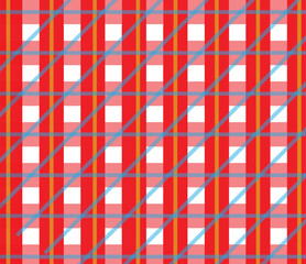 fabric Retro Color style seamless stripes vector pattern	