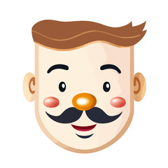 funny clown with a bow