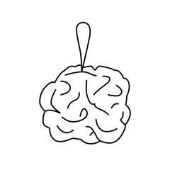 Washcloth icon vector editable stroke