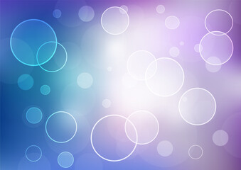 Abstract background with color circles vector