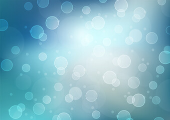 Abstract background with color circles vector