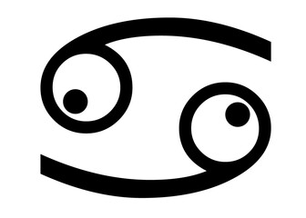 funny symbol of sexual position called 69, on white background