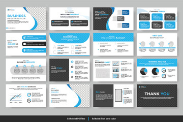 Business presentation template  and  Business presentation slide template design