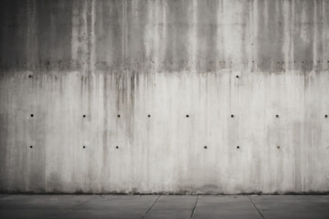 Texture of old white concrete wall background, Generative AI
