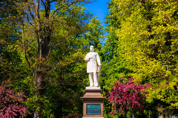 Denkmal Kaiser Wilhelm I im Kurpark der Kurstadt Bd Ems an der Lahn.