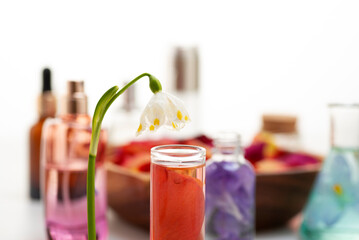 Preparation of perfumes from natural ingredients, aromatherapy