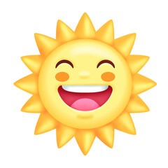 sun smile cartoon