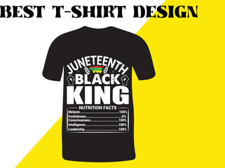 Juneteenth Black King T-Shirt. Juneteenth 19th June 1865 T-Shirt. African American Shirt. Afro American. Free-ish Since 1865. Juneteenth Shirt. Black History. Black Power. Black History