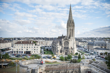 Fototapeta premium Ville de Caen, Normandie