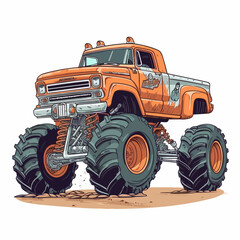 Monster truck cartoon © ionut