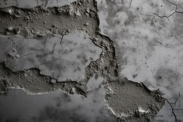 Realistic concrete texture adorns abstract desktop wallpaper. Generative AI
