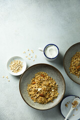 Traditional homemade granola